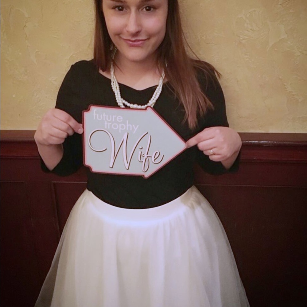 White Tulle Skirt
